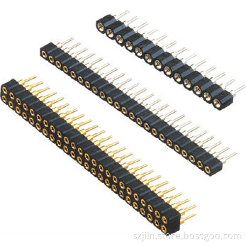 2.00mm round pin dual row dip type